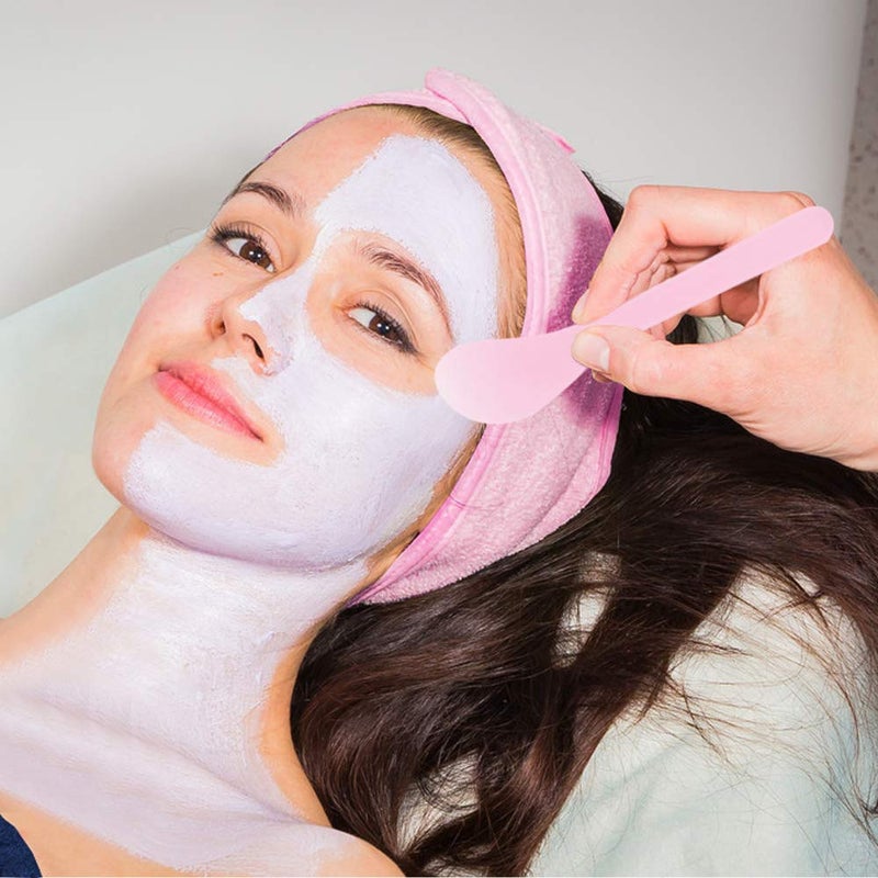 YuCool DIY Facemask Mixing Tool Set,YuCool DIY Facial Tool Mixing Bowl Silicone Brushes Stick Spatula Spray Bottle Adjustable Headband-Pink - Image 4